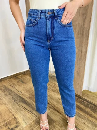 Calça Jeans Feminina Mom Alicia 016317 - Fernanda Ramos Store