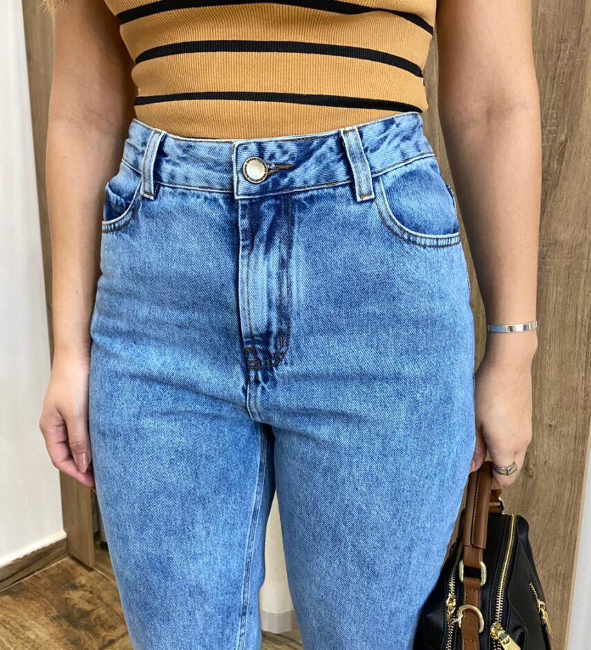 Calça Jeans Feminina Mom Fernanda 015733 - Fernanda Ramos Store