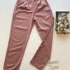 Calça Nala Social Feminina Skinny Viscolinho Rosé - Fernanda Ramos Store