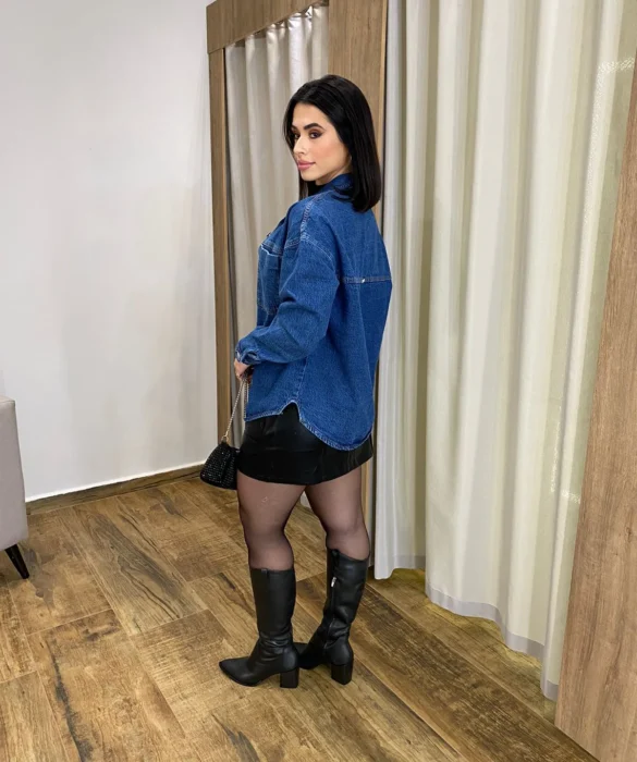 Max Jaqueta Feminina Giorgia Jeans 023184 - Fernanda Ramos Store