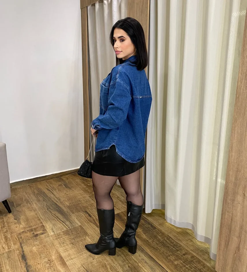 Max Jaqueta Feminina Giorgia Jeans 023184 - Fernanda Ramos Store