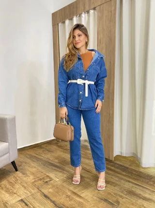 Max Jaqueta Feminina Giorgia Jeans 023184 - Fernanda Ramos Store