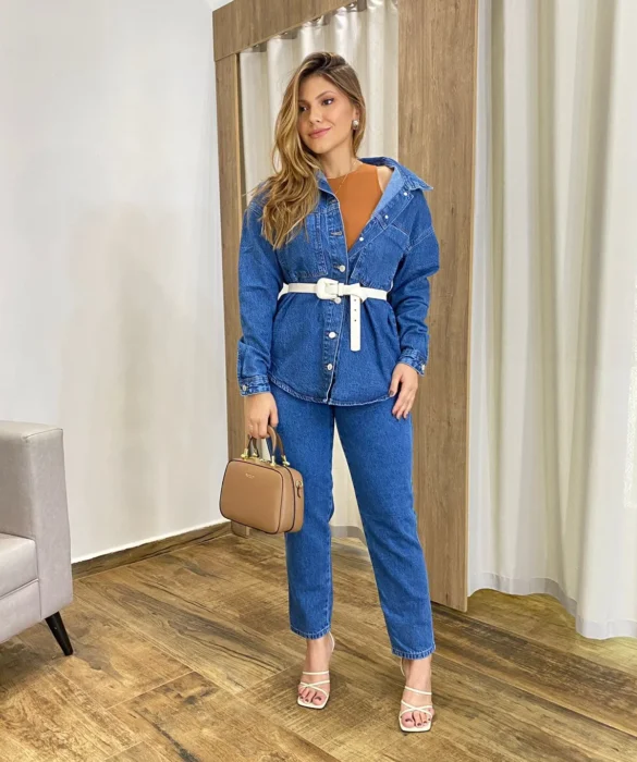 Max Jaqueta Feminina Giorgia Jeans 023184 - Fernanda Ramos Store