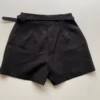 Short Social Feminino Alfaiataria com Cinto Preto - Fernanda Ramos Store