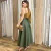 Body Feminino Júlia com Bojo Caramelo sem Fecho - Fernanda Ramos Store