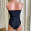 Body Feminino Tomara Que Caia com Bojo Preto - Fernanda Ramos Store