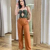 Body Feminino Tomara Que Caia com Bojo Verde Militar - Fernanda Ramos Store