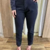 Calça Jeans Feminina Mom Stella Preta - Fernanda Ramos Store