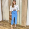 Cropped Feminino sem Bojo Off White Wild West Country - Fernanda Ramos Store