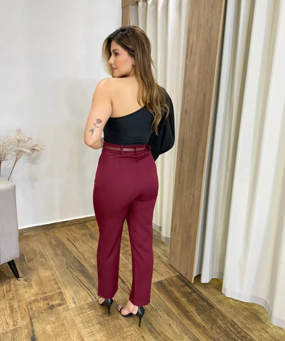 Body Feminino Júlia com Bojo Preto sem Fecho - Fernanda Ramos Store