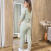 Calça Feminina Mom com Elástico Liocel Verde Menta 016537 - Fernanda Ramos Store