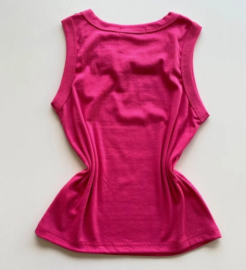 Regata Feminina Modal Diana com Aplicações em Pedrarias Pink - Fernanda Ramos Store