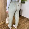 Calça Feminina Jogger com Elástico Liocel Verde 015654 - Fernanda Ramos Store