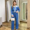 Calça Feminina Júlia Wide Leg Jeans Médio - Fernanda Ramos Store