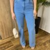 Calça Jeans Feminina Marina Wide Leg com Elastano - Fernanda Ramos Store