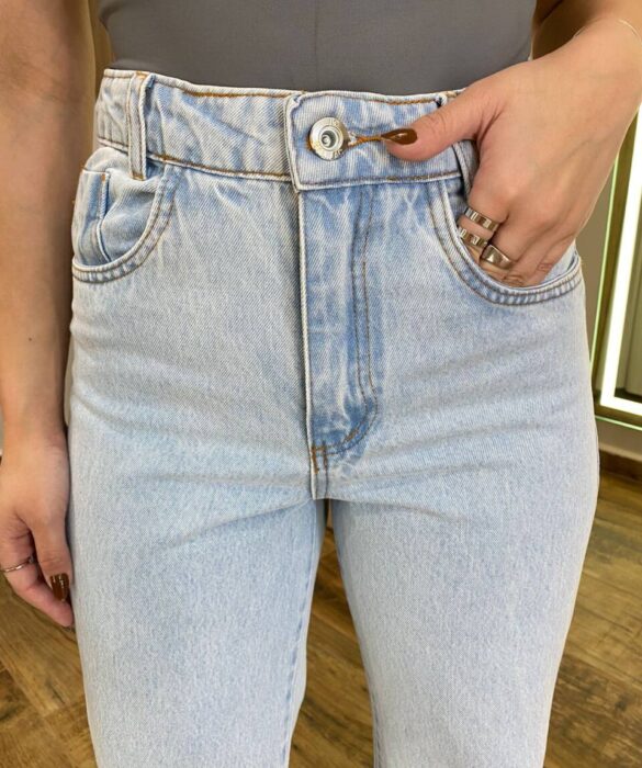 Calça Feminina Stella Wide Leg Jeans - Fernanda Ramos Store