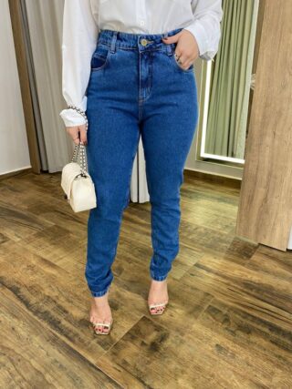 Calça Jeans Feminina Mom Cecília 29425 - Fernanda Ramos Store