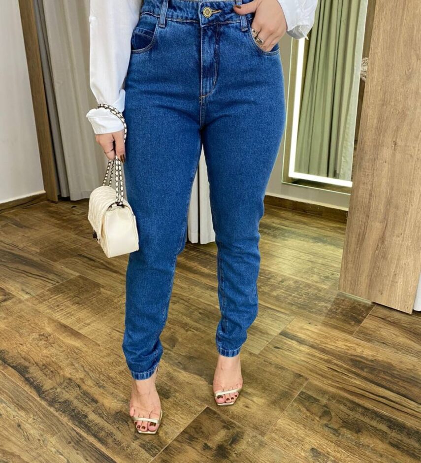 Calça Jeans Feminina Mom Cecília 29425 - Fernanda Ramos Store