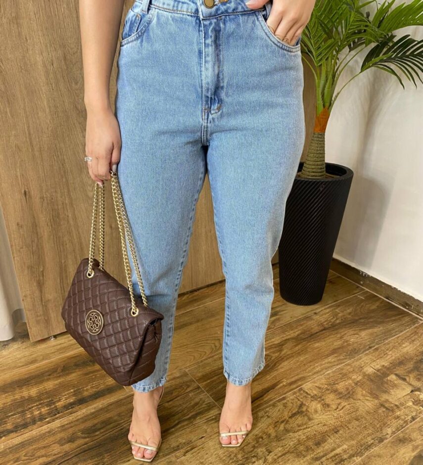 Calça Jeans Feminina Mom Clarice - Fernanda Ramos Store