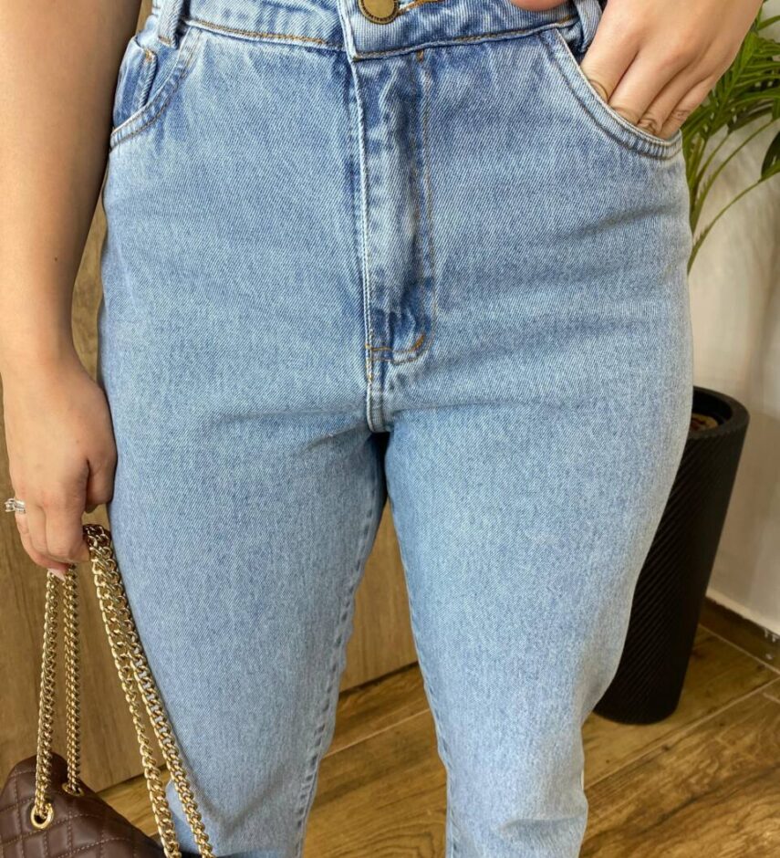 Calça Jeans Feminina Mom Clarice - Fernanda Ramos Store