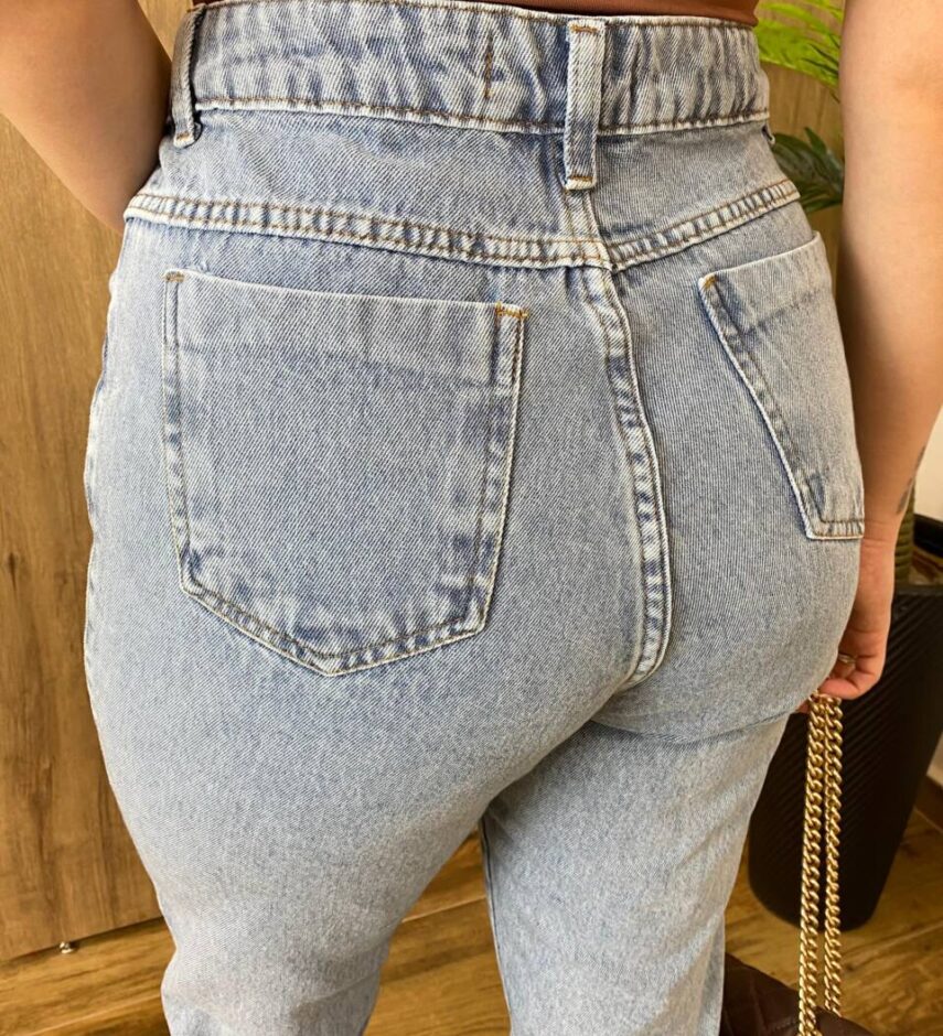Calça Jeans Feminina Mom Clarice - Fernanda Ramos Store