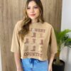 Cropped Feminino sem Bojo Caramelo Wild West Country - Fernanda Ramos Store