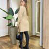 Sobretudo Feminino com Botões Julia Bege - Fernanda Ramos Store