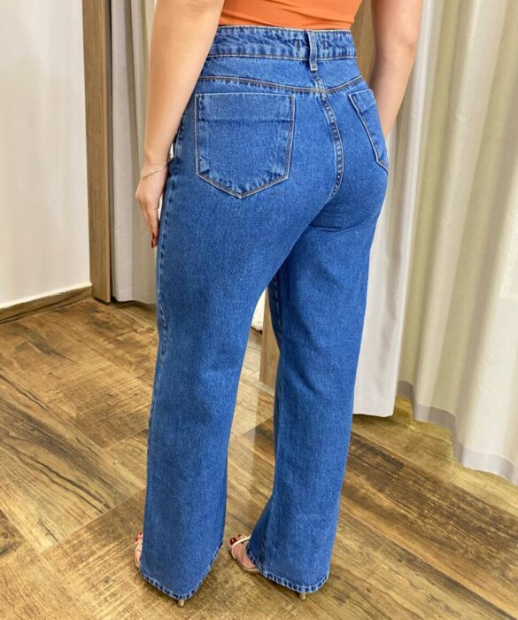 Calça Jeans Feminina Ana Wide Leg - Fernanda Ramos Store