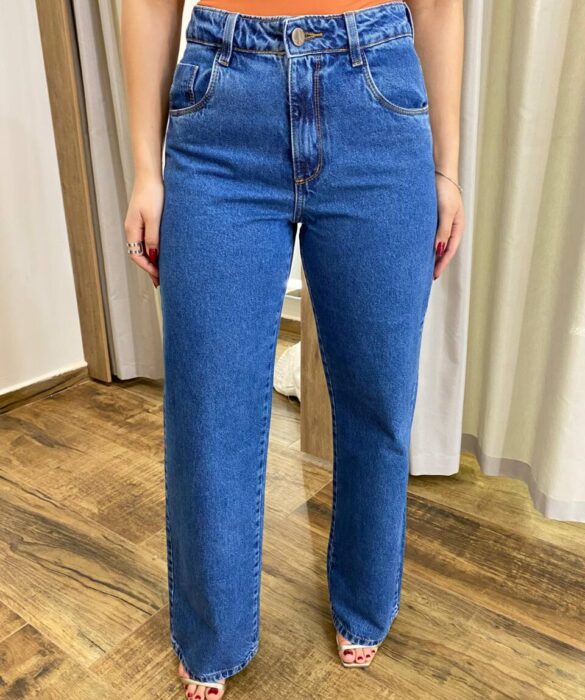 Calça Jeans Feminina Ana Wide Leg - Fernanda Ramos Store