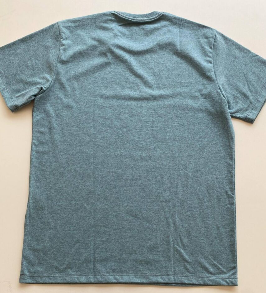 Camiseta Masculina Essencial Slim Ogochi Verde Água Mesclado 4610 - Fernanda Ramos Store