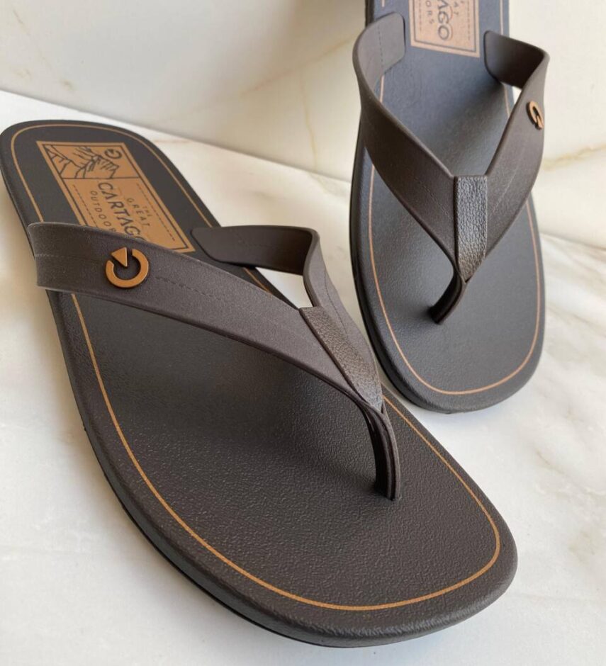 Chinelo Masculino Cartago Atlanta Marrom - Fernanda Ramos Store