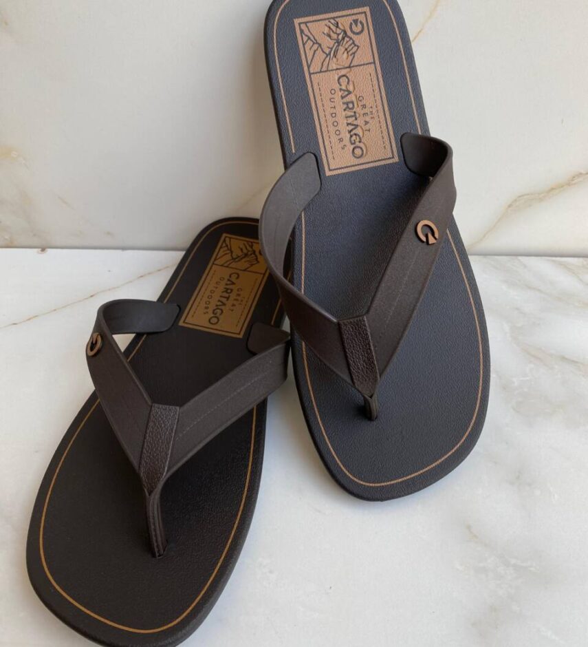 Chinelo Masculino Cartago Atlanta Marrom - Fernanda Ramos Store