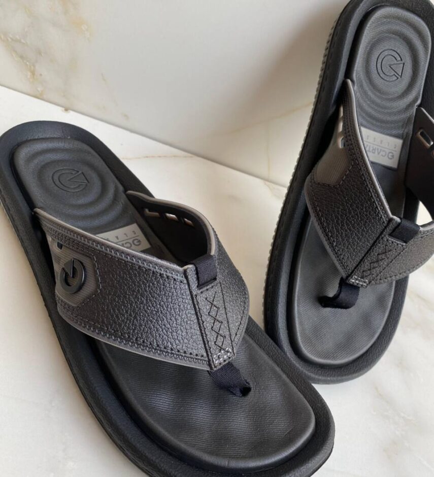 Chinelo Masculino Cartago Fiji V Cinza e Preto - Fernanda Ramos Store