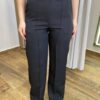 Conjunto Feminino Alfaiataria Chloe Regata e Calça Pantalona Preto - Fernanda Ramos Store