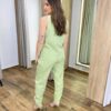 Conjunto Feminino Alfaiataria Lara Regata e Calça Cenoura Verde - Fernanda Ramos Store