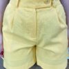 Conjunto Feminino Aurora Viscolinho Colete e Short Amarelo - Fernanda Ramos Store