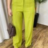 Conjunto Feminino Fernanda Colete e Calça Pantalona Verde Pistache - Fernanda Ramos Store