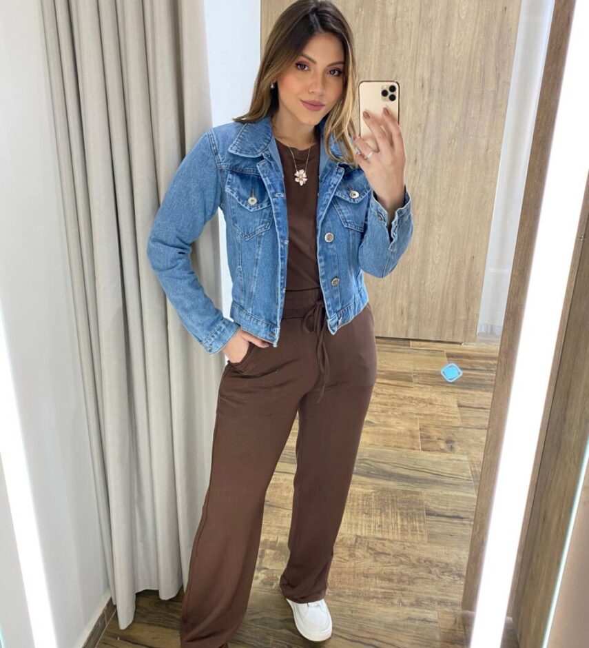 Jaqueta Feminina Duda Jeans - Fernanda Ramos Store