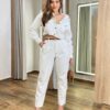 Jaqueta Feminina Jeans Manuela Off White - Fernanda Ramos Store