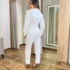 Jaqueta Feminina Jeans Manuela Off White - Fernanda Ramos Store