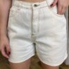 Short Feminino Básico Sophia Jeans Off White - Fernanda Ramos Store