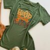 T-shirt Feminina Manga Curta Hello Good Day Verde - Fernanda Ramos Store