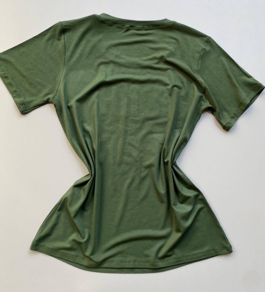 T-shirt Feminina Manga Curta Lovely Verde - Fernanda Ramos Store