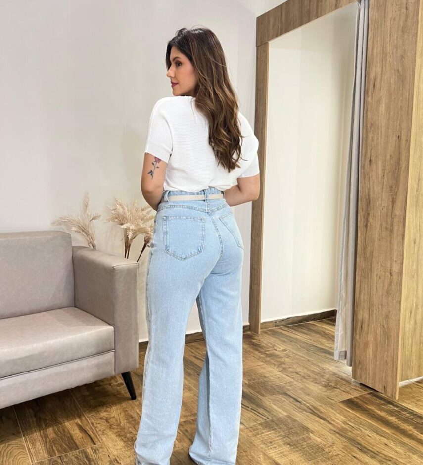 Blusa Feminina Modal Manga Curta Tália Branca - Fernanda Ramos Store