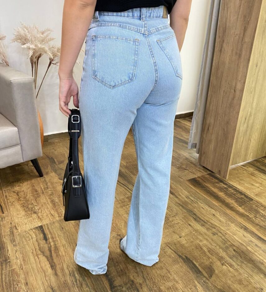 Calça Jeans Feminina Marcela Wide Leg - Fernanda Ramos Store