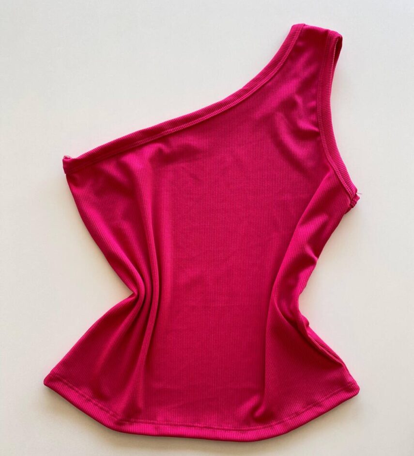 Regata Feminina Nula Manga Canelada Vick Pink - Fernanda Ramos Store