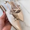 Sapatilha Feminina Margore Slingback de Verniz Nude - Fernanda Ramos Store