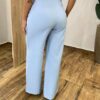 Calça Feminina Diana Alfaiataria Pantalona Azul - Fernanda Ramos Store