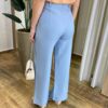 Calça Feminina Diana Alfaiataria Pantalona Azul - Fernanda Ramos Store