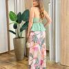 Calça Feminina Pantalona Malú Estampada com Folhagem - Fernanda Ramos Store